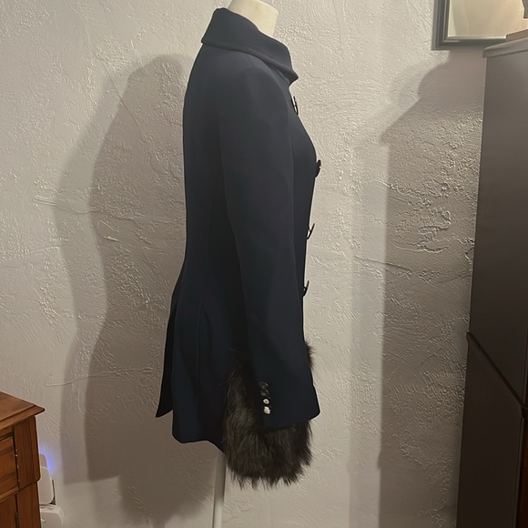 Derek Lam 2016 Fall RTW Collection Double Breasted Jacket with Fur Pockets sz 4 - Picture 6 of 14